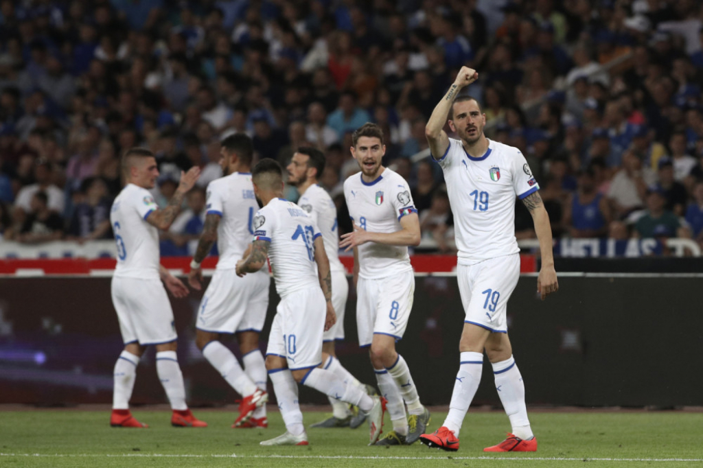 Bonući, reprezentacija Italije