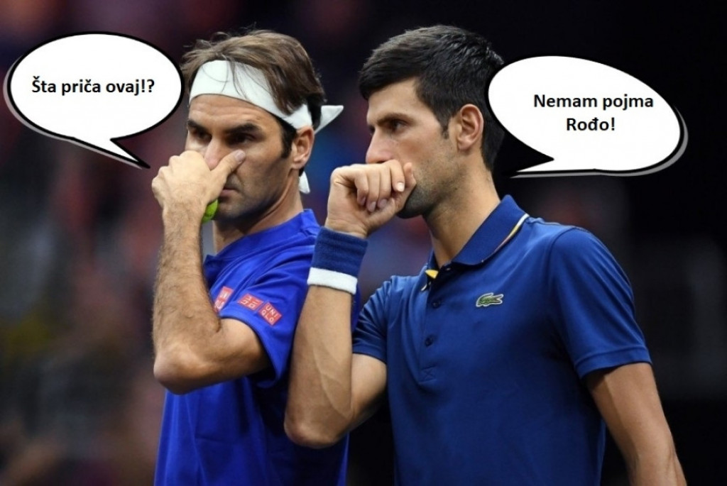 Rodžer Federer i Novak Đoković