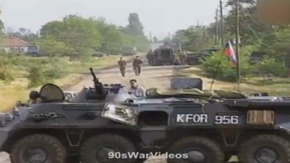 aerodrom slatina, ruski padobranci, kfor