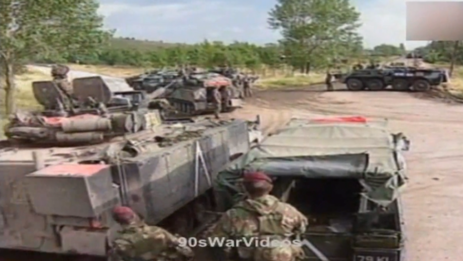 aerodrom slatina, ruski padobranci, kfor