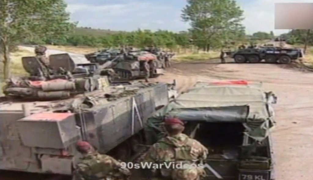 aerodrom slatina, ruski padobranci, kfor