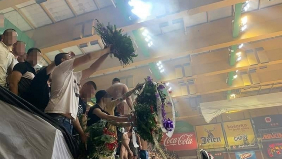 Navijači Partizana na drugoj utakmici finala plej-ofa