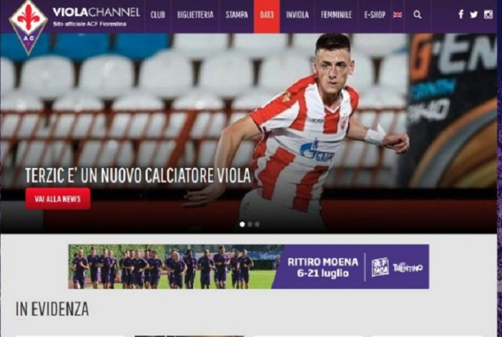 Aleksa Terzić, novo pojačanje Fiorentine