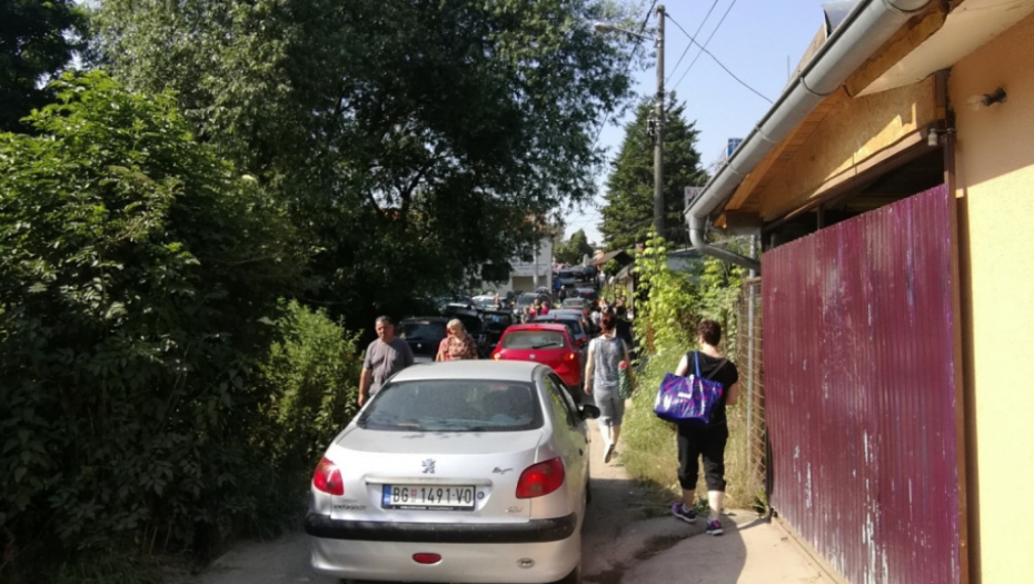 Gužva kod Mokroluškog groblja