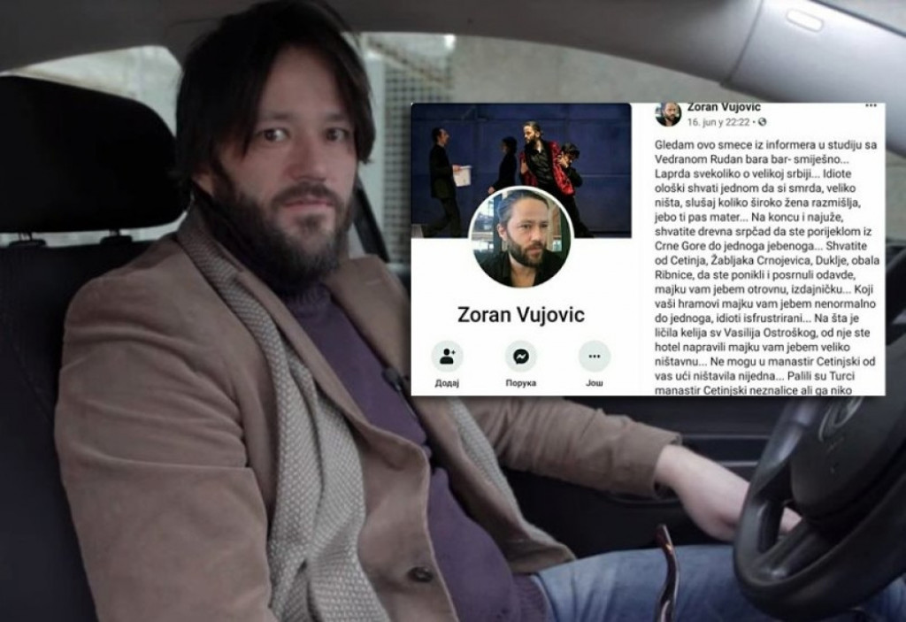 Zoran Vujović, glumac, Srbi