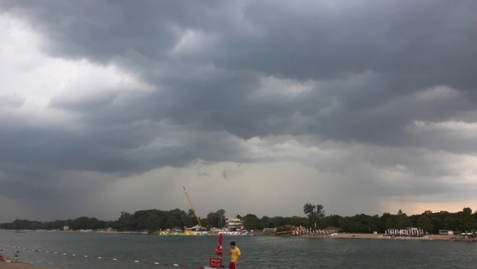 Ada Ciganlija, stiže nevreme