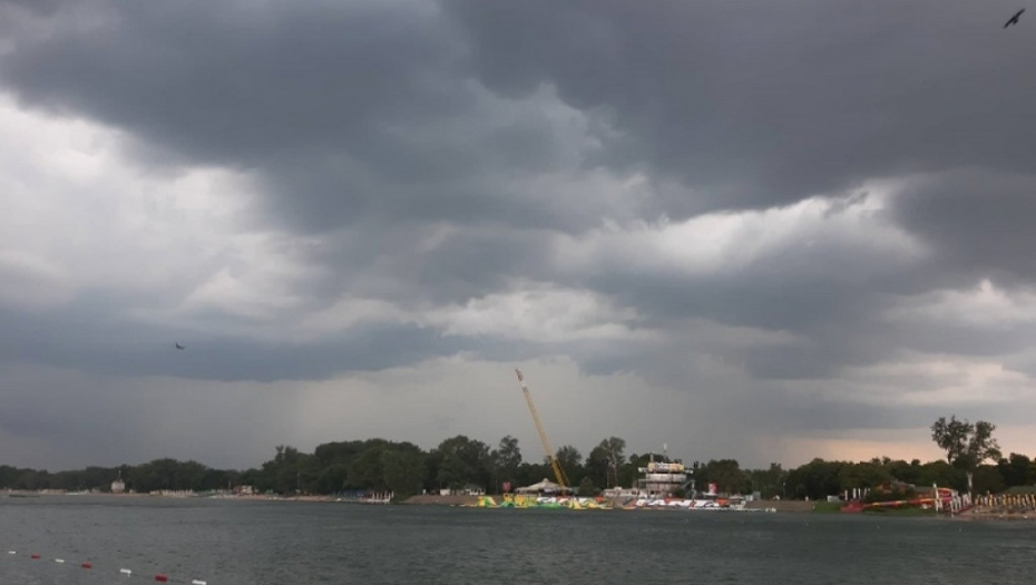 Ada Ciganlija, stiže nevreme