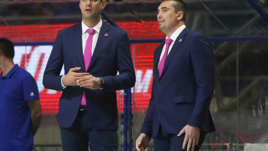 Ćakić i trener Mege Milojević