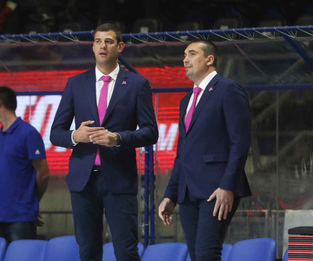 Ćakić i trener Mege Milojević