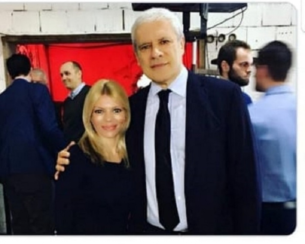 Aleksandrija Kovačević i Boris Tadić