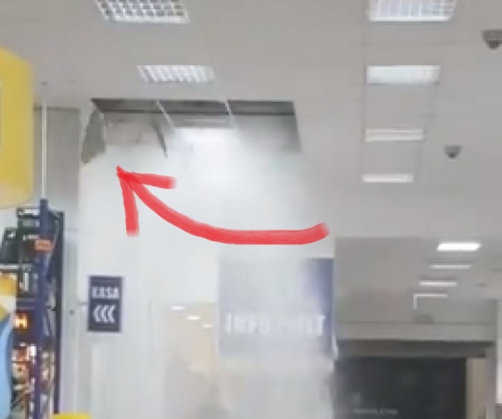 Tržni centar, nevreme