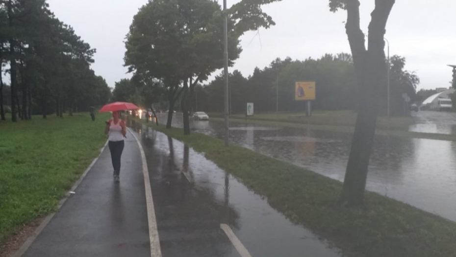 kiša. pljusak, grad