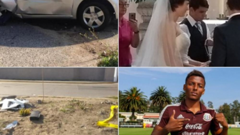 Fudbaler Sevilje se automobilom zakucao u tek venčani par
