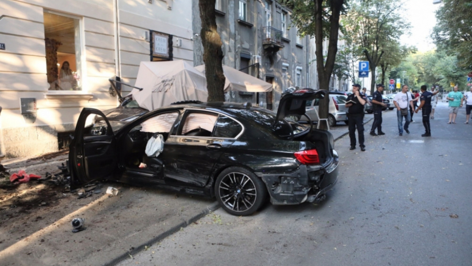 Saobraćajka, Strahinjića Bana, policija, udes