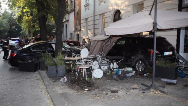Saobraćajka, Strahinjića Bana, policija, udes