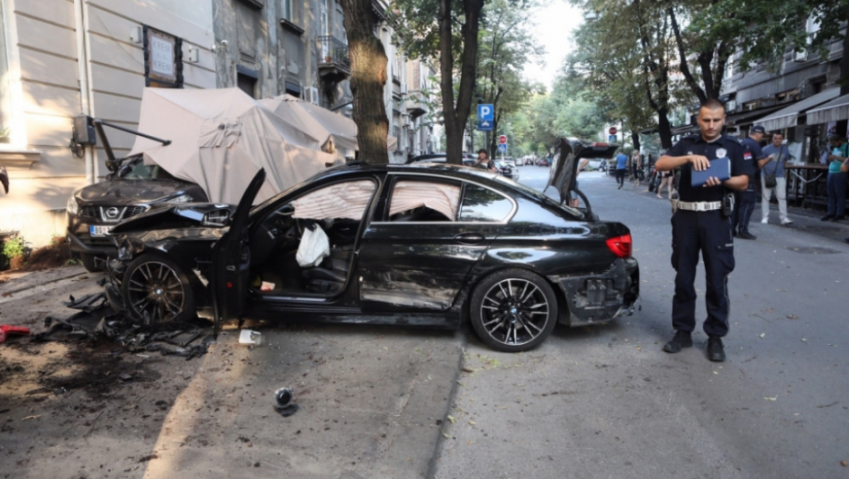 Saobraćajka, Strahinjića Bana, policija, udes