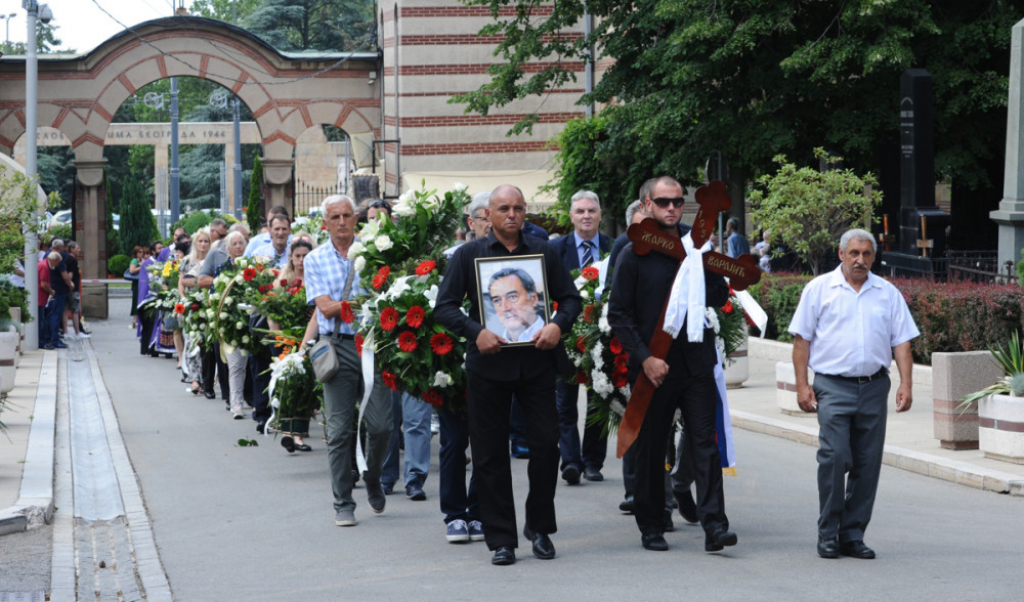 Sahrana Žarka Varajića na Novom Groblju