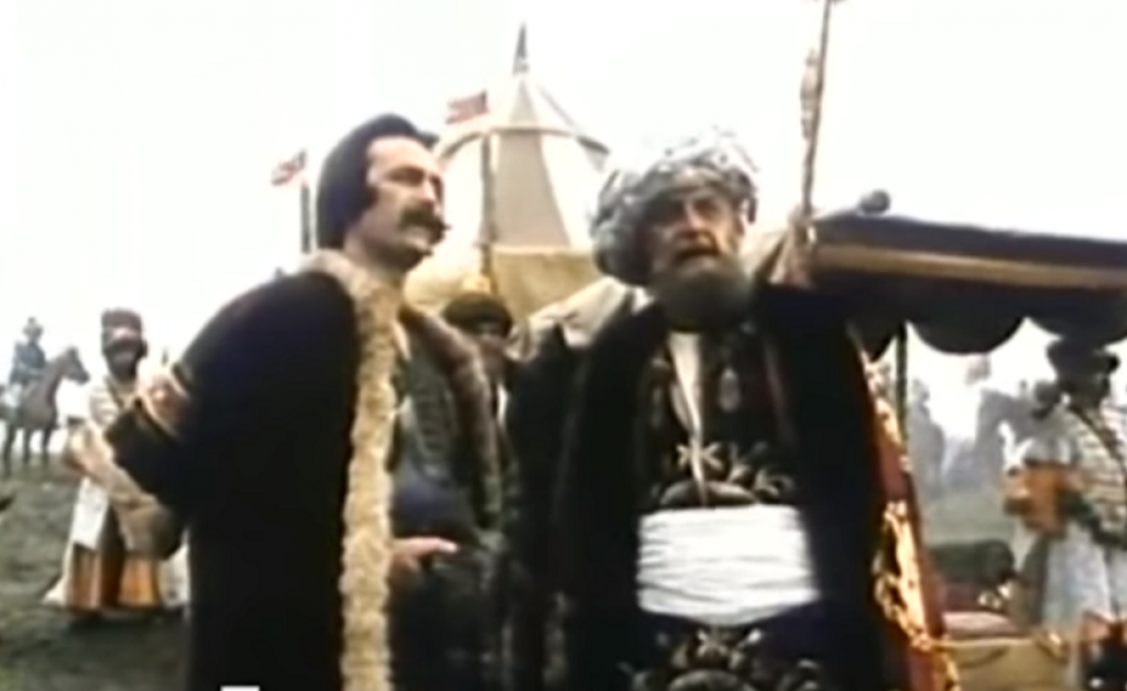 Bajazit i Murat, scena iz filma 