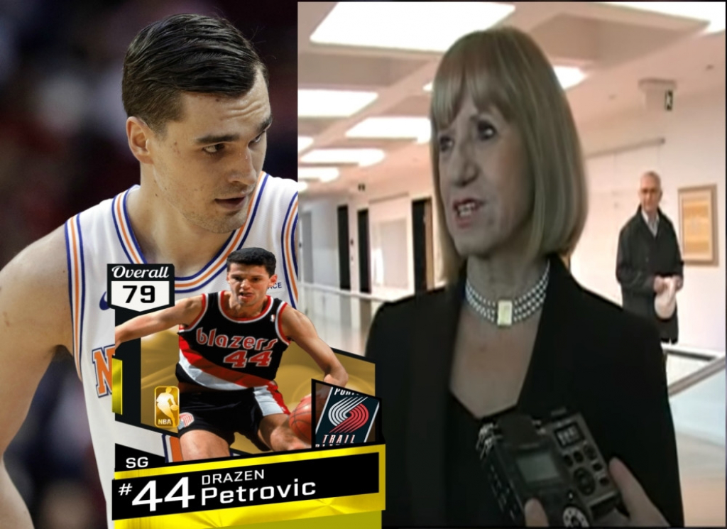 Mario Hezonja i Dražen Petrović