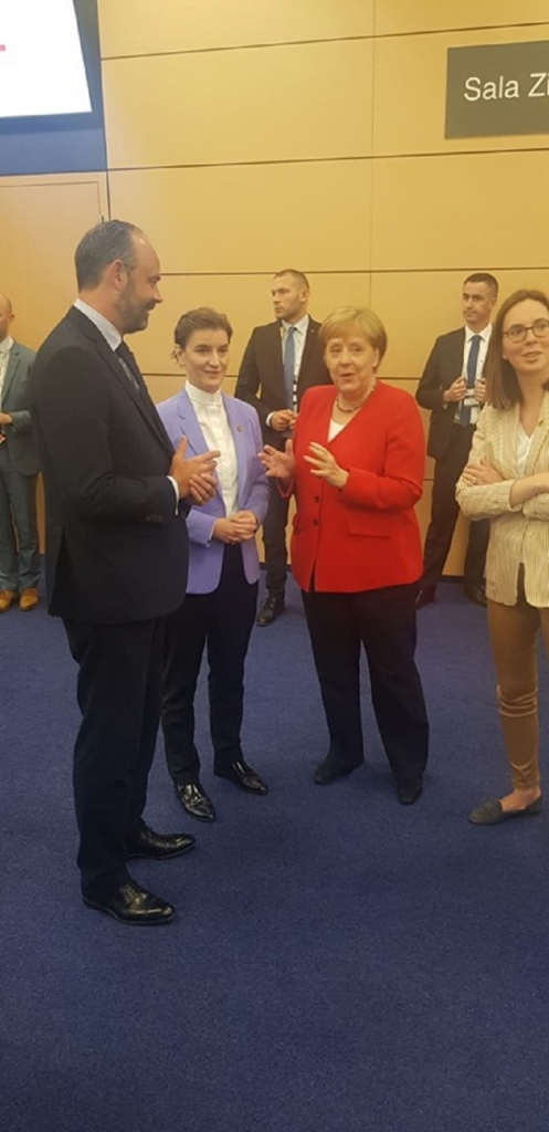 Ana Brnabić, Angela Merkel