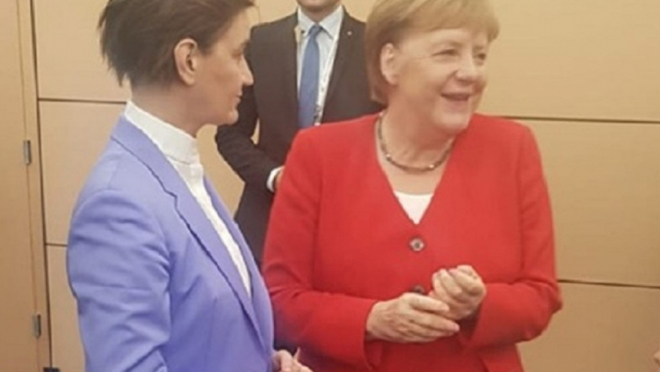 Ana Brnabić, Angela Merkel
