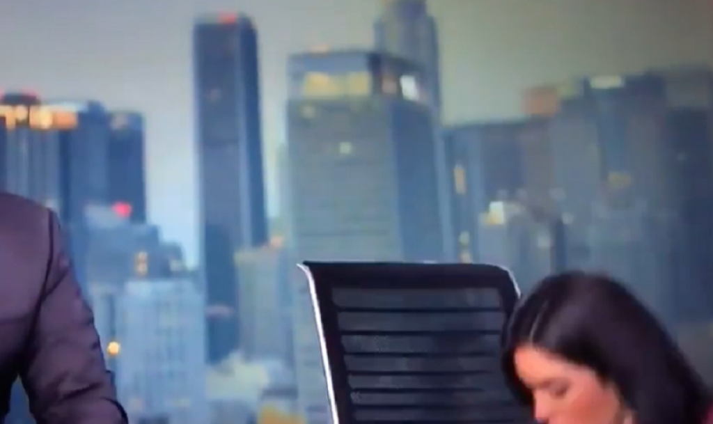 TV studio, SAD, Kalifornija, zemljotres, uživo