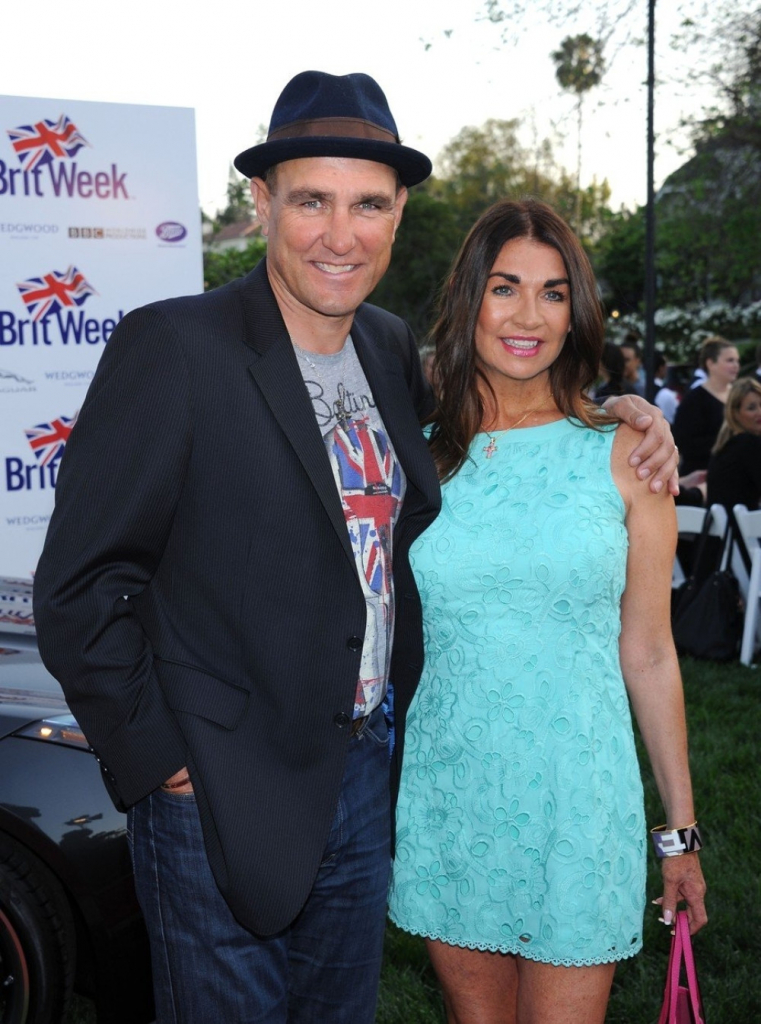 Vini Džouns sa suprugom