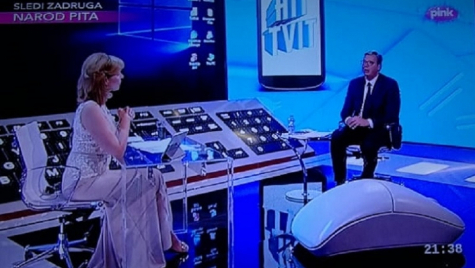 Aleksandar Vučić u Hit Tvitu