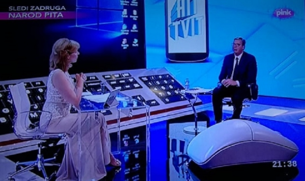 Aleksandar Vučić u Hit Tvitu