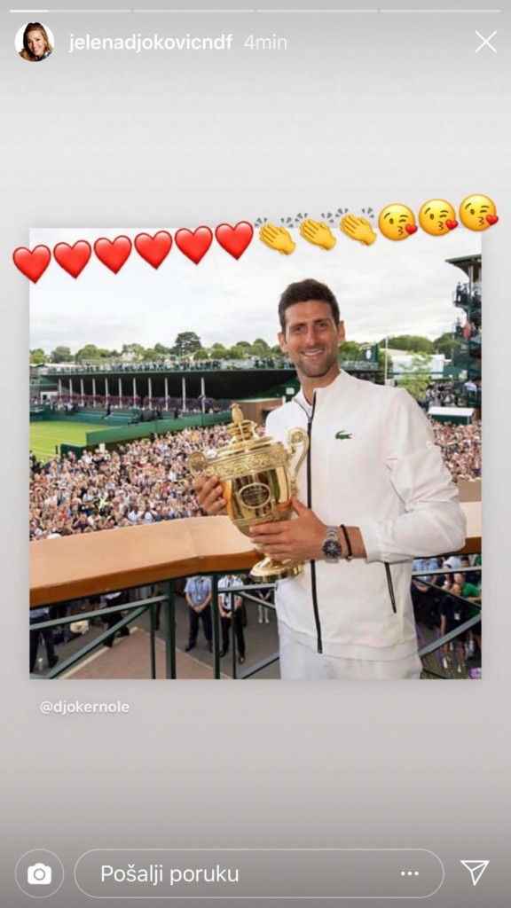 Jelenina čestitka Novaku