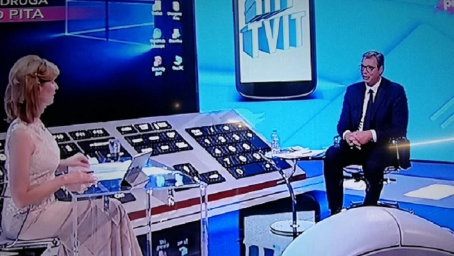 Aleksandar Vučić u Hit Tvitu