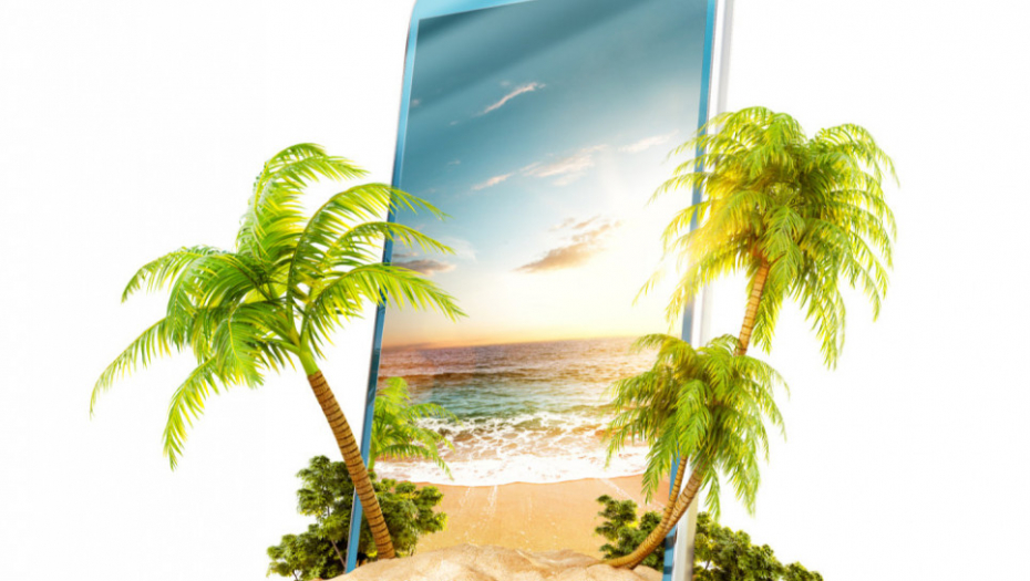 Mobilni telefon, pametni telefon, leto, vrućina, plaža