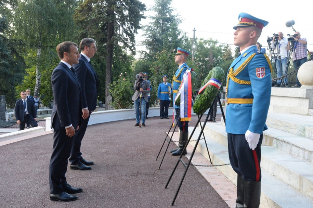 Aleksandar Vučić i Emanuel Makron