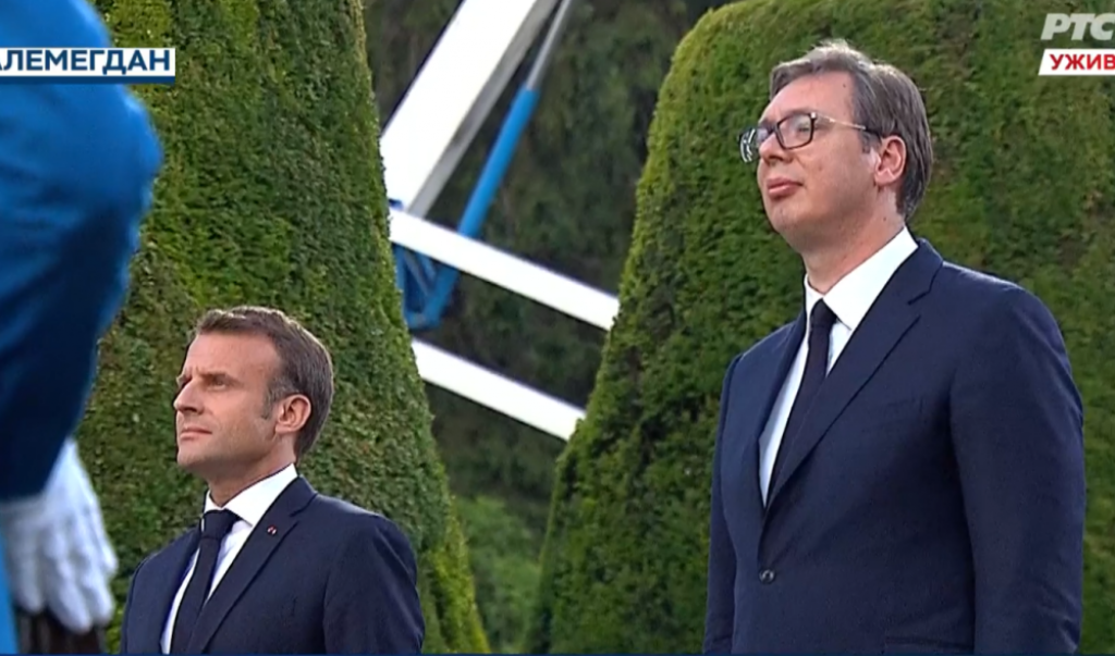 Aleksandar Vučić i Emanuel Makron