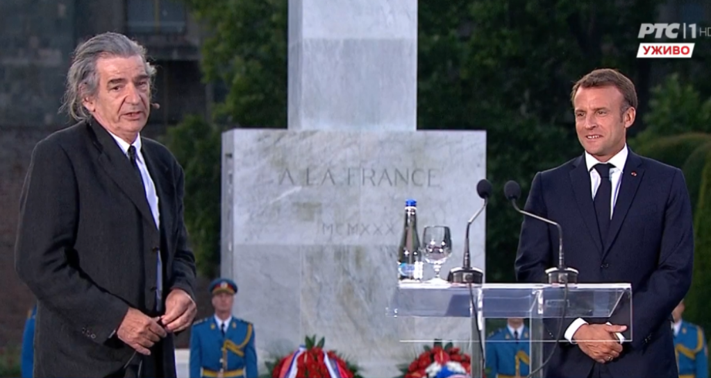 Miki Manojlović, Emanuel Makron