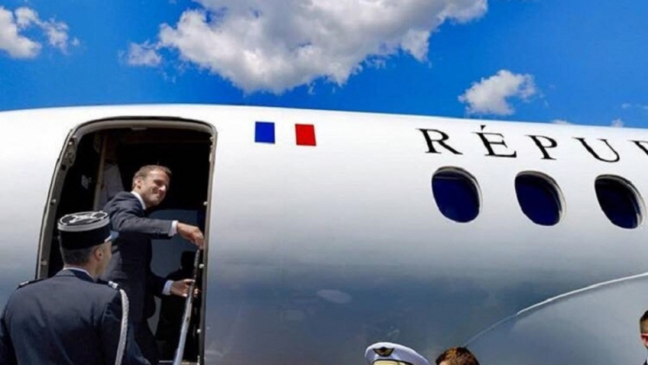 Aleksandar Vučić i Emanuel Makron