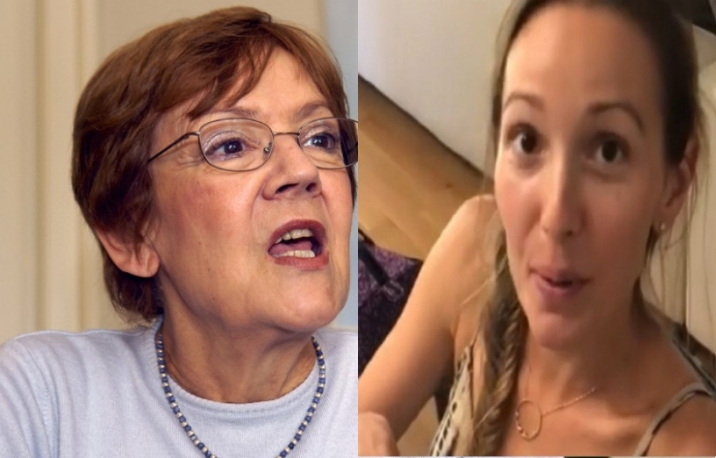 Vesna Pešić i Jelena Đoković