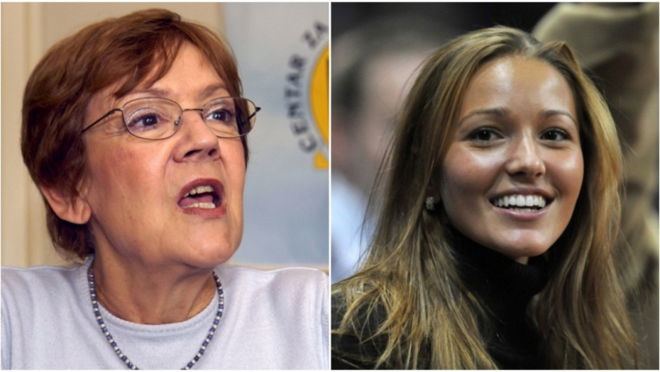 Vesna Pešić, Jelena Đoković