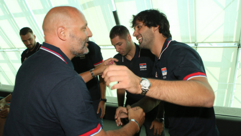Miloš Teodosić sa selektorom Đorđevićem