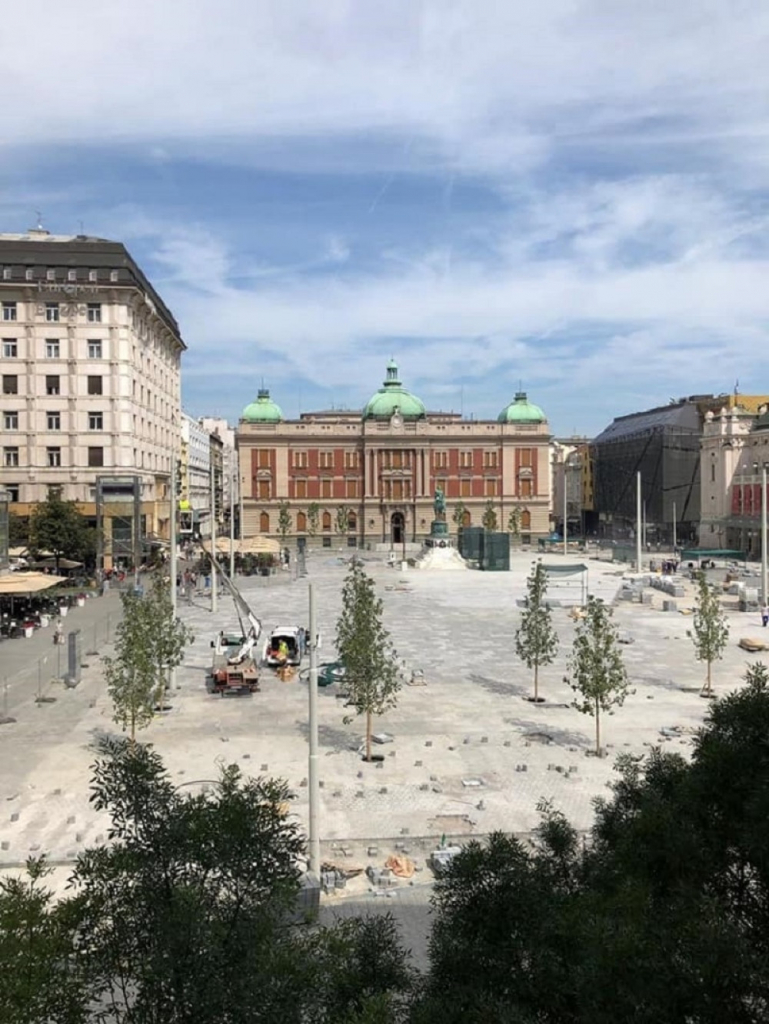 Trg republike, rekonstrukcija