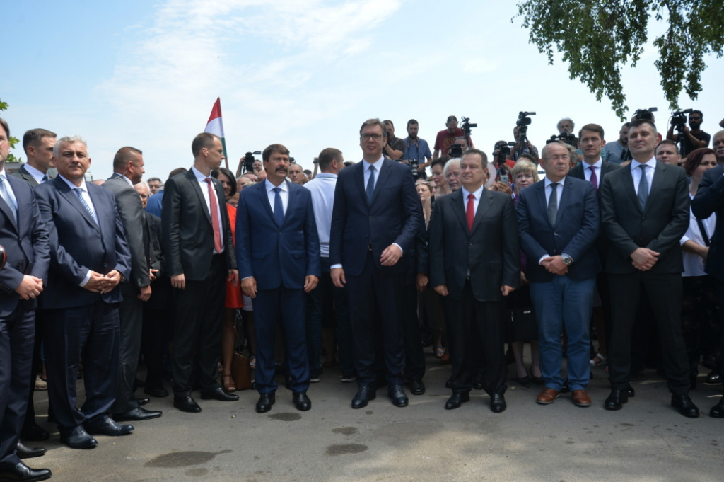 Aleksandar Vučić i Janoš Ader