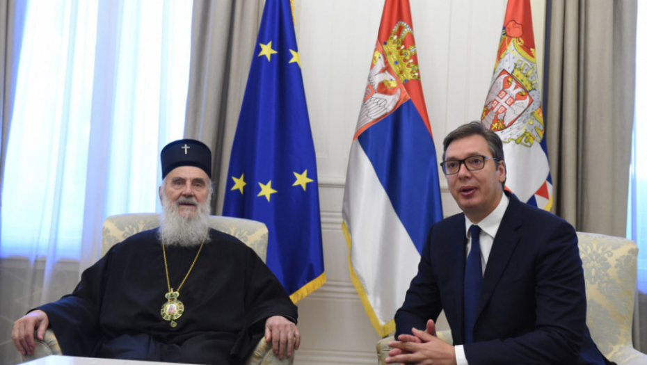 Aleksandar Vučić, Patrijarh Iri