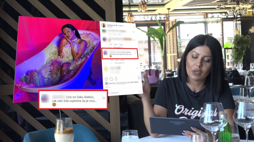 Olja Bajrami, insta provokator