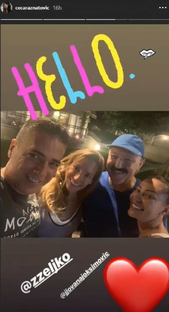Ceca Ražnatović, Jovana, Željko, Haris