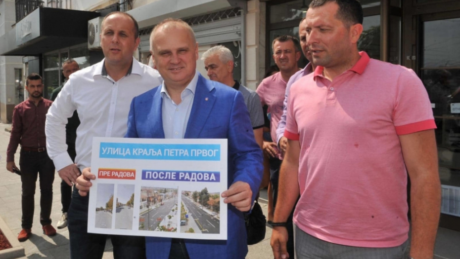 Goran Vesić, Lazarevac