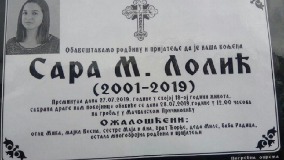 Umrlica Sare Lolić