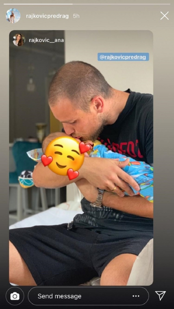 Predrag Rajković sa sinom