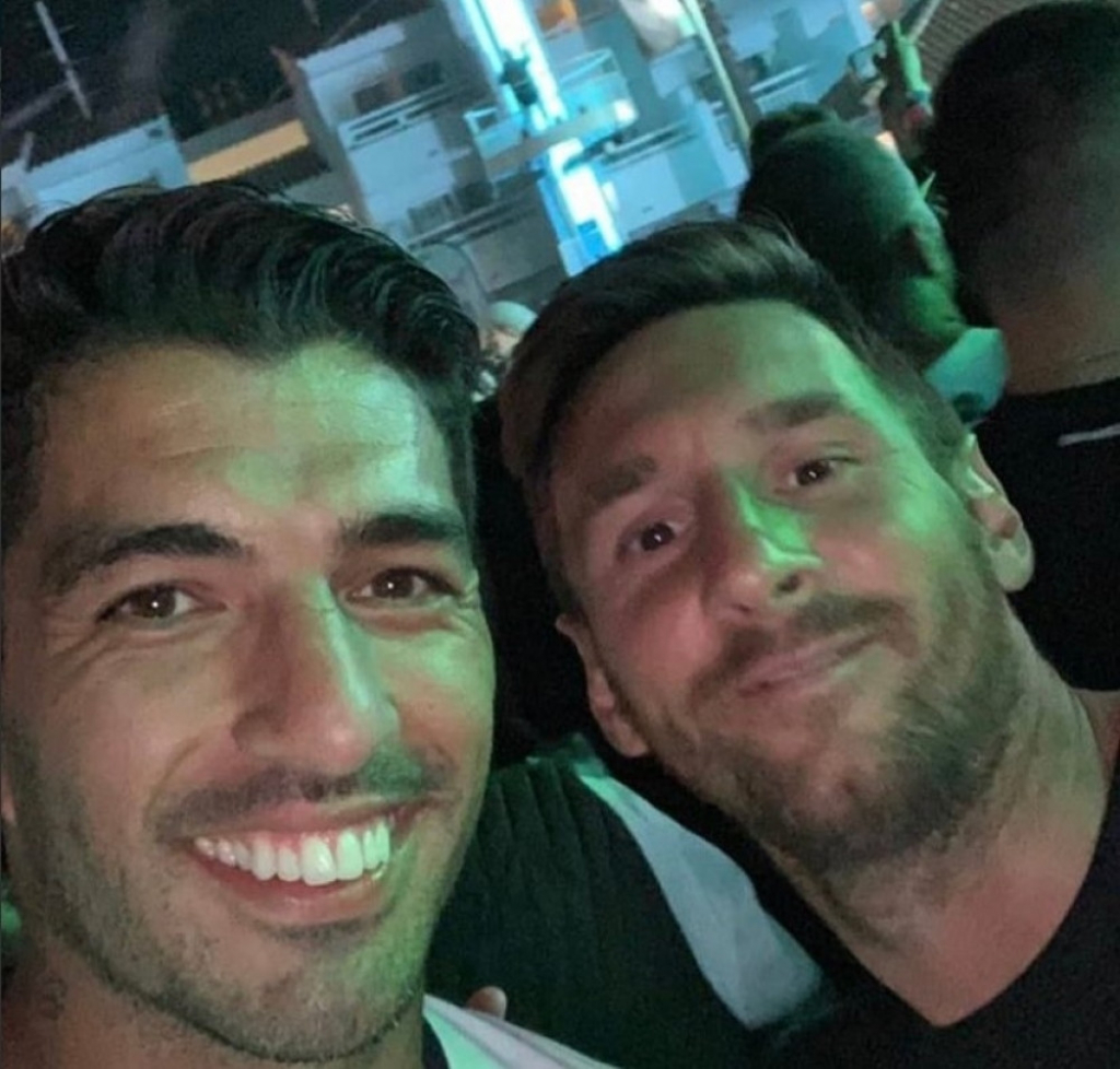 Luis Suarez i Leo Mesi