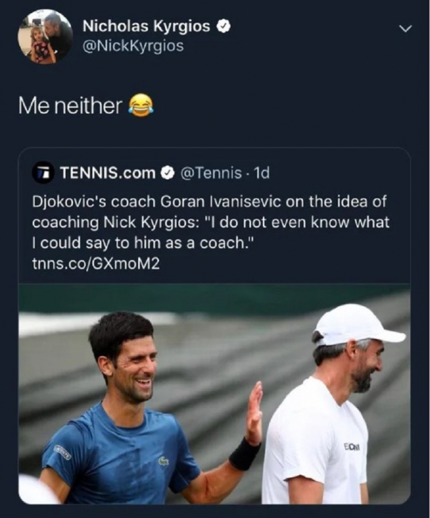 Nik Kirjos, Đoković i Ivani&scaron;ević