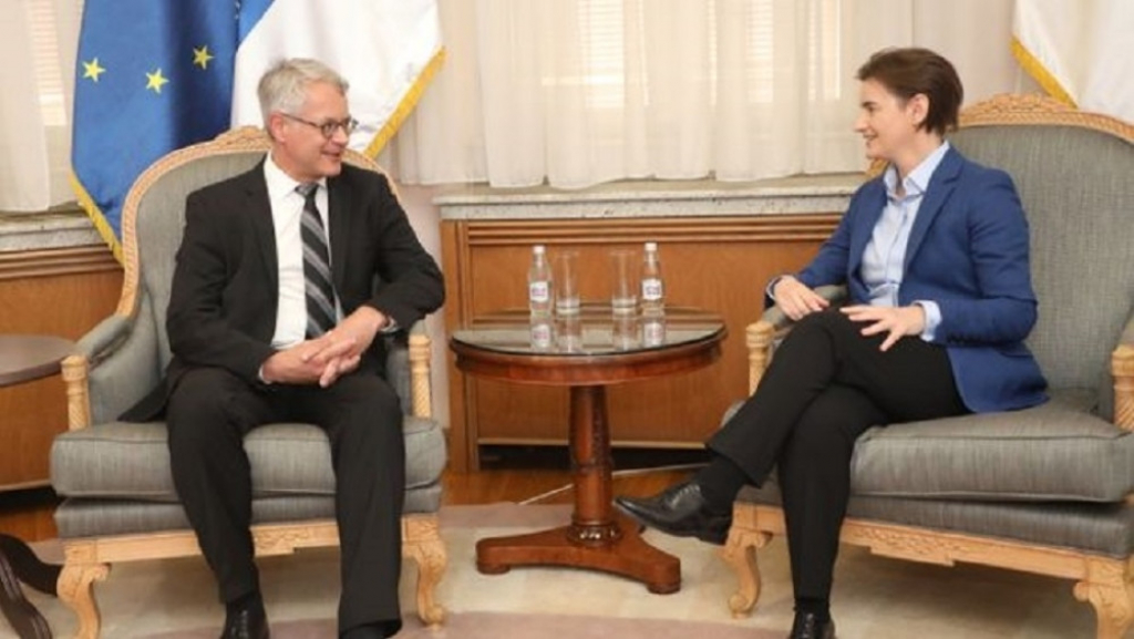 Ana Brnabić i Ambasador Lahdevirta